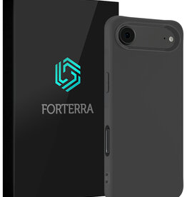 Forterra Forterra iPhone Air Hoesje Siliconen - Zwart