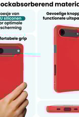 Forterra Forterra iPhone Air Hoesje Siliconen - Rood - 2 PACK