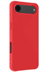 Forterra Forterra iPhone Air Hoesje Siliconen - Rood - 2 PACK
