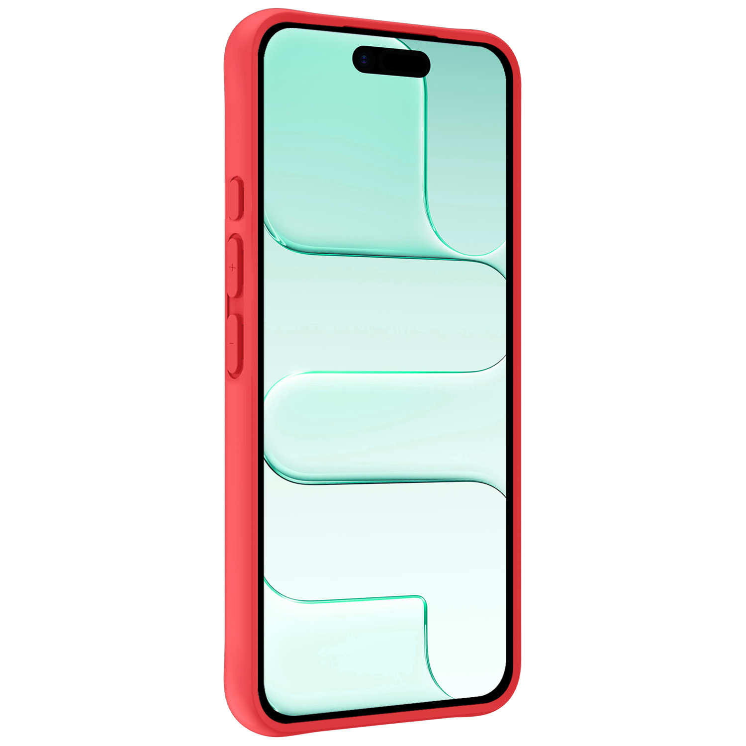 Forterra Forterra iPhone Air Hoesje Siliconen - Rood - 2 PACK
