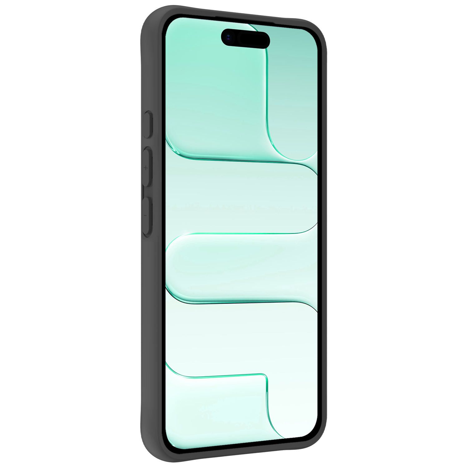 Forterra Forterra iPhone Air Hoesje Siliconen - Zwart - 2 PACK