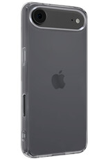 Forterra Forterra iPhone Air Hoesje Siliconen Met Screenprotector Met Dichte Notch - Transparant