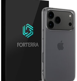 Forterra Forterra iPhone 17 Pro Hoesje Siliconen - Transparant