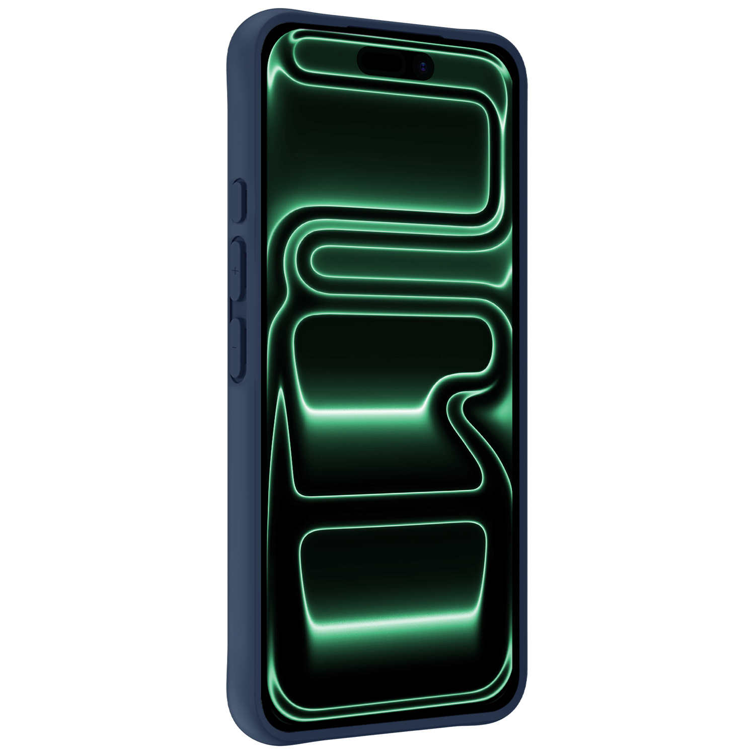 Forterra Forterra iPhone 17 Pro Hoesje Siliconen - Donkerblauw - 2 PACK