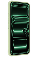 Forterra Forterra iPhone 17 Pro Hoesje Siliconen - Groen - 2 PACK