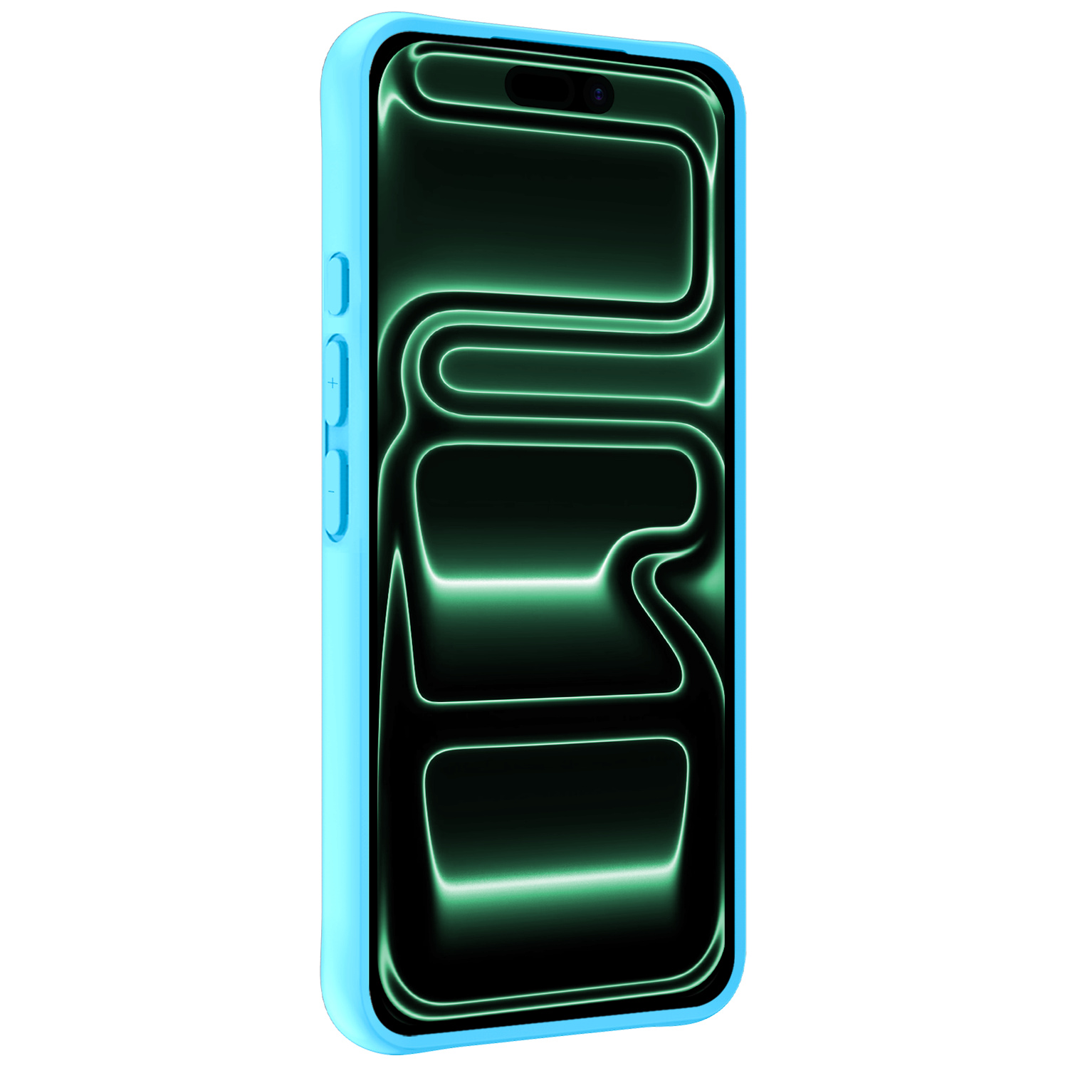 Forterra Forterra iPhone 17 Pro Hoesje Siliconen - Lichtblauw - 2 PACK