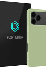 Forterra Forterra iPhone 17 Pro Max Hoesje Siliconen - Groen