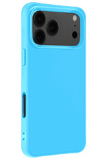 Forterra Forterra iPhone 17 Pro Max Hoesje Siliconen - Lichtblauw