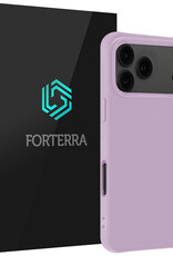 Forterra Forterra iPhone 17 Pro Max Hoesje Siliconen - Lila