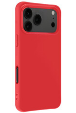 Forterra Forterra iPhone 17 Pro Max Hoesje Siliconen - Rood
