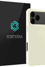 Forterra Forterra iPhone 17 Pro Max Hoesje Siliconen - Wit