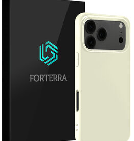 Forterra Forterra iPhone 17 Pro Max Hoesje Siliconen - Wit