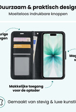 Forterra Forterra iPhone 17 Hoesje Bookcase - Zwart