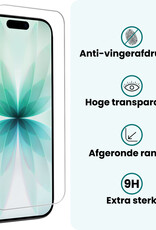 Forterra Forterra iPhone 17 Hoesje Bookcase Met 2x Screenprotector - Zwart