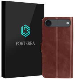 Forterra Forterra iPhone Air Hoesje Bookcase - Bruin