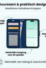 Forterra Forterra iPhone Air Hoesje Bookcase - Donkerblauw