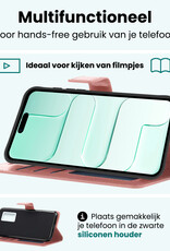 Forterra Forterra iPhone Air Hoesje Bookcase - Rose Goud