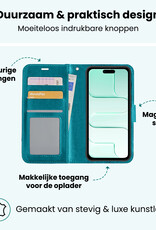 Forterra Forterra iPhone Air Hoesje Bookcase - Turquoise