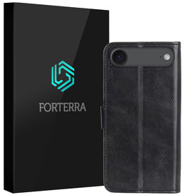 Forterra Forterra iPhone Air Hoesje Bookcase - Zwart