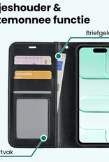 Forterra Forterra iPhone Air Hoesje Bookcase - Zwart