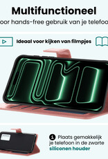 Forterra Forterra iPhone 17 Pro Max Hoesje Bookcase - Rose Goud