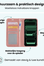 Forterra Forterra iPhone 17 Pro Max Hoesje Bookcase - Rose Goud