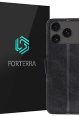 Forterra Forterra iPhone 17 Pro Max Hoesje Bookcase - Zwart