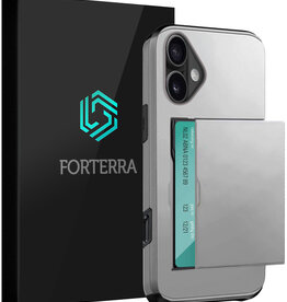 Forterra Forterra iPhone 17 Hoesje Pashouder Hard - Grijs