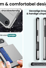 Forterra Forterra iPhone Air Hoesje Pashouder Hard - Grijs