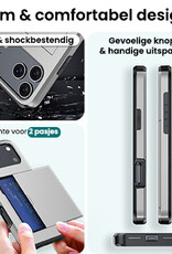 Forterra Forterra iPhone 17 Pro Max Hoesje Pashouder Hard - Grijs