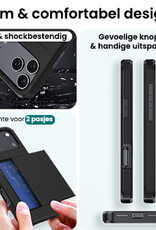 Forterra Forterra iPhone 17 Pro Max Hoesje Pashouder Hard - Zwart