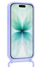 Forterra Forterra iPhone 17 Hoesje Pashouder met Koord - Lila