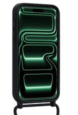 Forterra Forterra iPhone 17 Pro Hoesje Pashouder met Koord - Zwart - 2 PACK