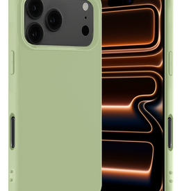 Nomfy Nomfy iPhone 17 Pro Max Hoesje Siliconen - Groen