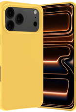 Nomfy Nomfy iPhone 17 Pro Max Hoesje Siliconen - Geel