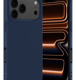 Nomfy Nomfy iPhone 17 Pro Max Hoesje Siliconen - Donkerblauw