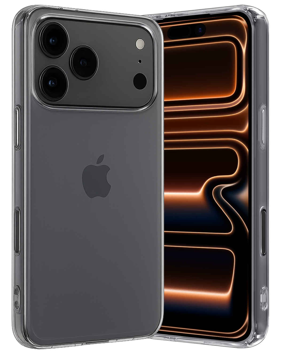 Nomfy Nomfy iPhone 17 Pro Hoesje Siliconen - Transparant