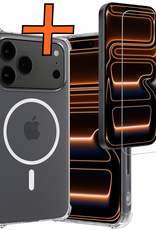 Nomfy Nomfy iPhone 17 Pro Magsafe Hoesje Transparant Met Screenprotector