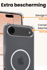 Nomfy Nomfy iPhone Air Magsafe Hoesje Transparant Met Screenprotector
