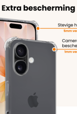 Nomfy Nomfy iPhone 17 Magsafe Hoesje Transparant Met Screenprotector