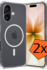 Nomfy Nomfy iPhone 17 Magsafe Hoesje - Transparant - 2 PACK