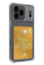 Nomfy Nomfy iPhone 17 Pro Hoesje Pashouder Met 2x Screenprotector