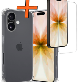 Nomfy Nomfy iPhone 17 Hoesje Shockproof Met Screenprotector Met Dichte Notch