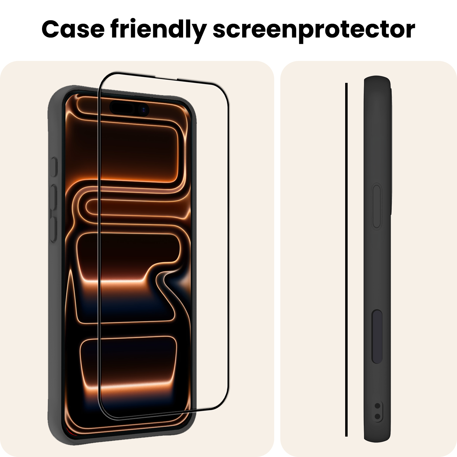 Nomfy Nomfy iPhone 17 Pro Screenprotector Met Installieframe - 3 PACK