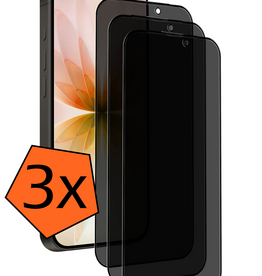 Nomfy Nomfy iPhone 17 Screenprotector Glas Privacy - 3 PACK