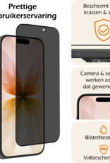 Nomfy Nomfy iPhone 17 Screenprotector Glas Privacy - 3 PACK