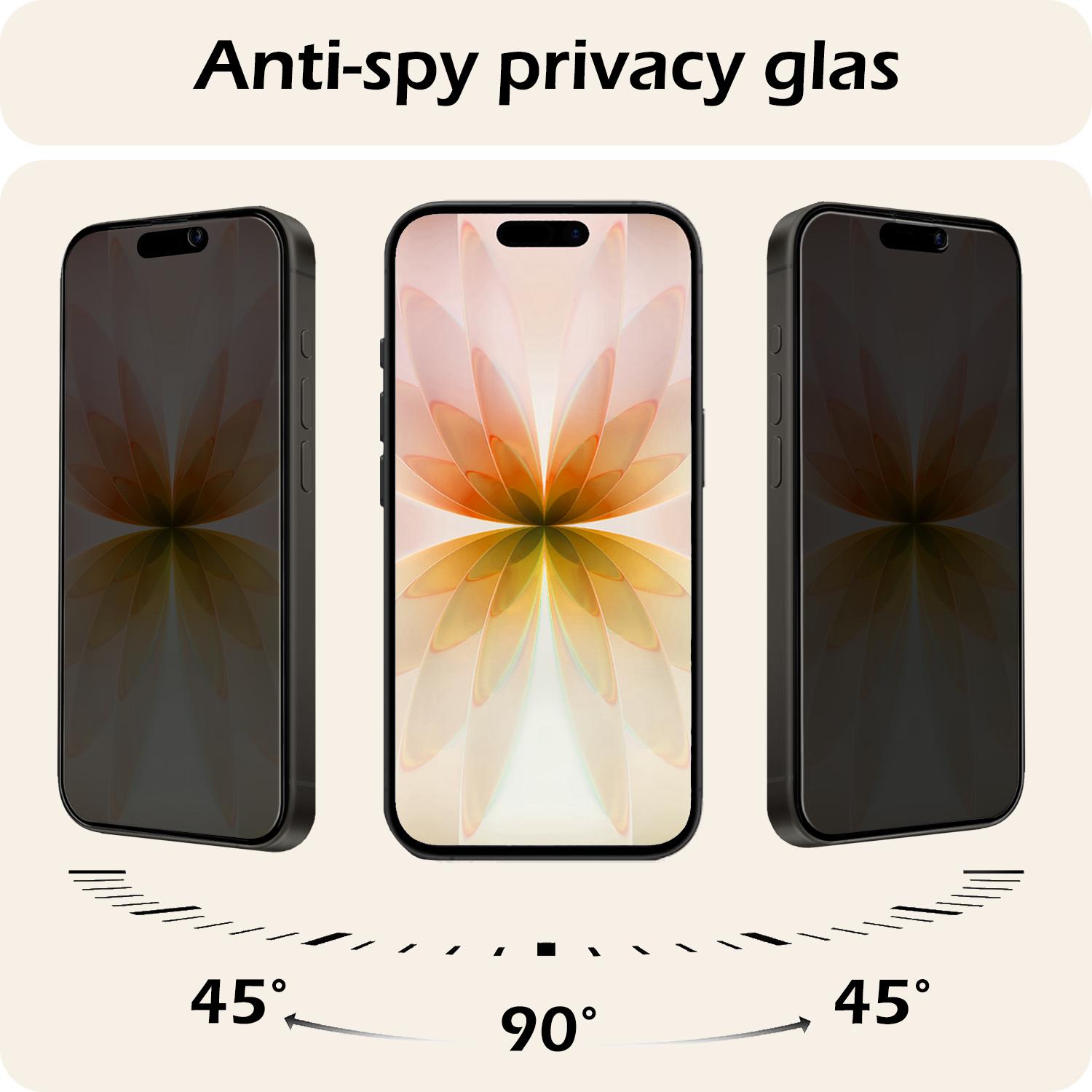 Nomfy Nomfy iPhone 17 Screenprotector Glas Privacy