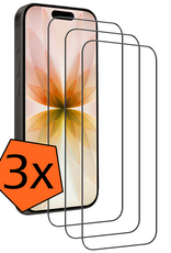 Nomfy Nomfy iPhone 17 Screenprotector Glas Full Cover 2D - 3 PACK