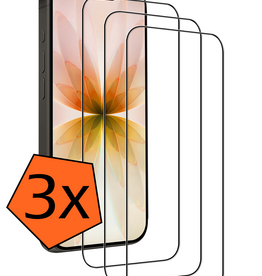 Nomfy Nomfy iPhone 17 Screenprotector Glas Full Cover 2D - 3 PACK