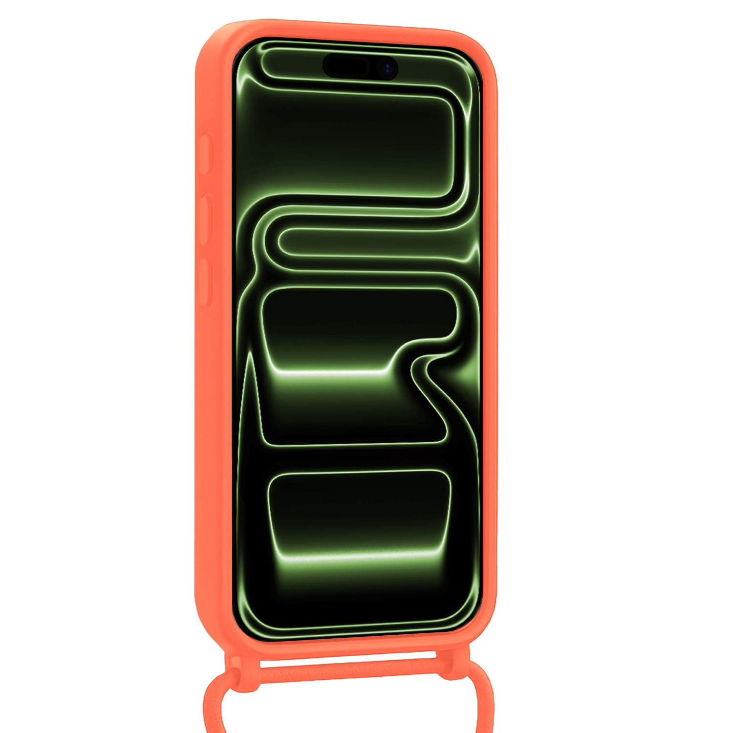 BASEY. BASEY. iPhone 17 Pro Max Hoesje Pashouder met Koord - Papaya - 2 PACK